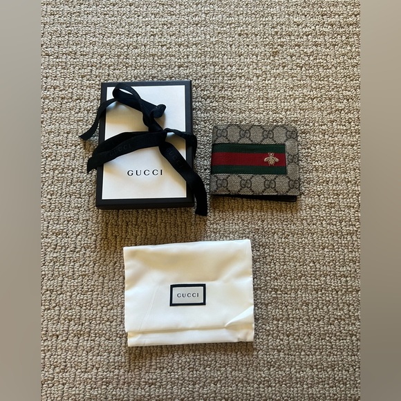 Gucci Mens Ophidia Wallet 100% Autentic - Picture 4 of 11